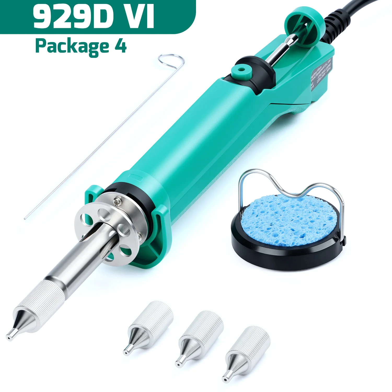 180W Desoldering Iron Electric Soldering Tin Suction Sucker Gun THT PTH Remover