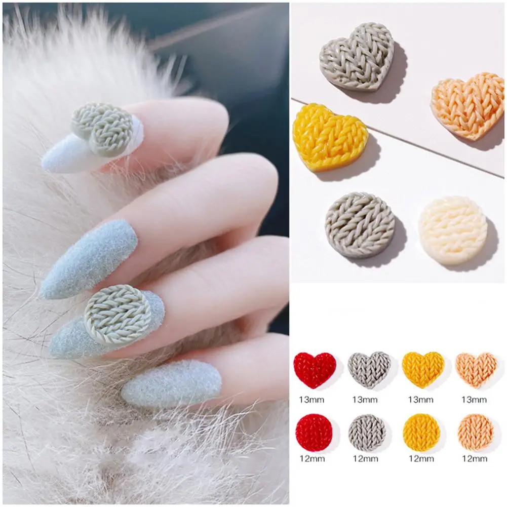 

1 Set Delicate Vintage Autumn Winter Manicure Buttons Manicure Buttons Flat Bottom Decorative