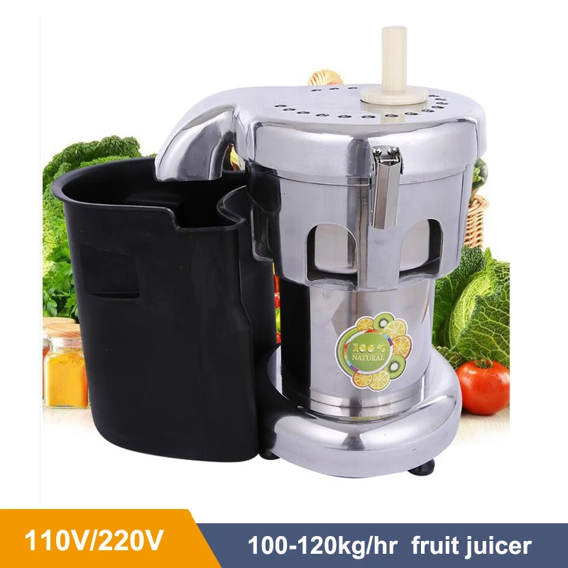 Commercial 100120kg/hr Vegetable Fruit Juicer Stainless Steel Orange