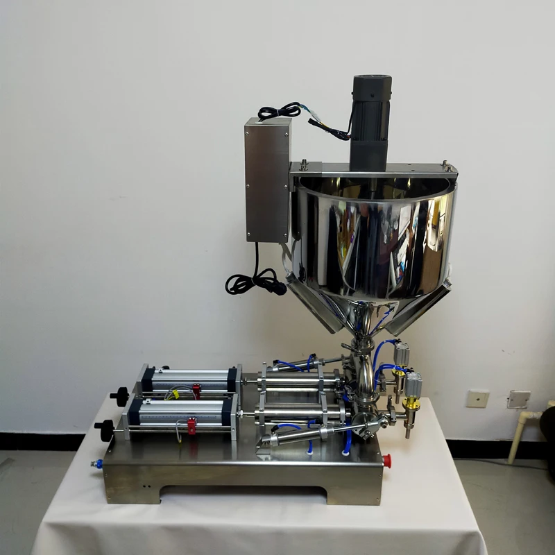 

PBOBP Paste Filling Machine Pneumatic Cream Viscous Liquid Honey Sauce Bottle Filler Cosmetic Beverages Production Machinery