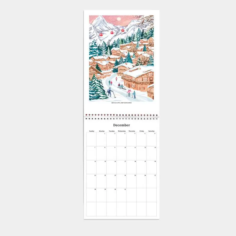 Inspirational Wall Calendar Family Calendar Funny Monthly Wall Monthly Planner Schedule Board With 12-Month For