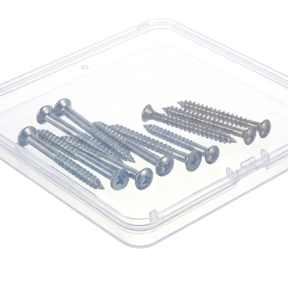 플라스틱 소재 미니 보관함 투명 디자인 직사각형 모양 투명 보관함 정사각형 모양 방진 디자인