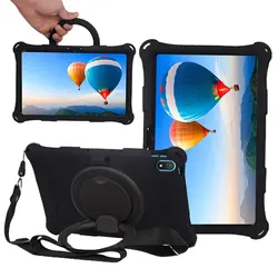 Cover per tablet in silicone morbido sicuro per bambini con supporto rotante a 360 gradi