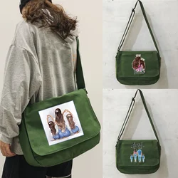 Messenger Bag Japanese Multi-function Messenger Bag Young Lady Fashion Simple Versatile Portable One-shoulder Mom Pattern Bags