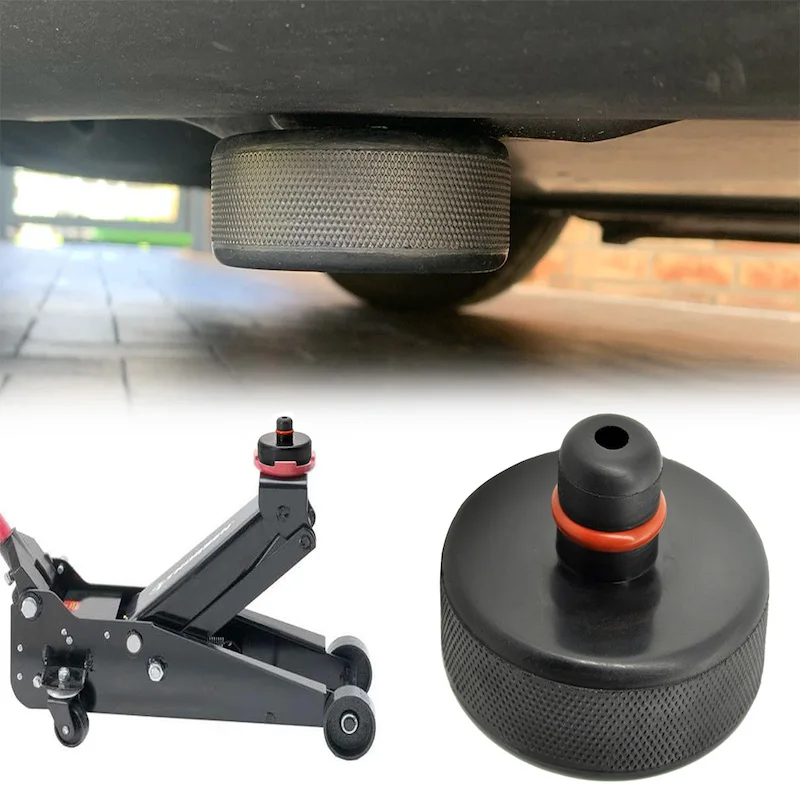 Electric Car Jack Rubber Floor Lifting Jack Pad Axle Stand Adapter Wear-resistant Support Chassis Car Tire Repair Tesla Model 3 S X Y