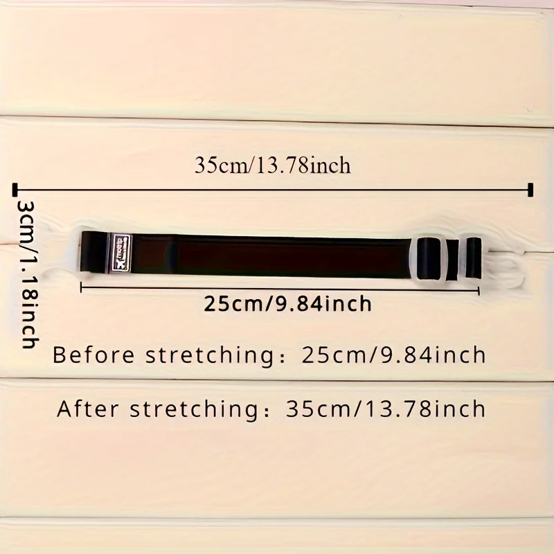 3pcs Set of Luggage Straps- Adjustable Buckle Design, Durable Travel Outdoor Accessories, Suitable for Suitcases,Hiking Gear