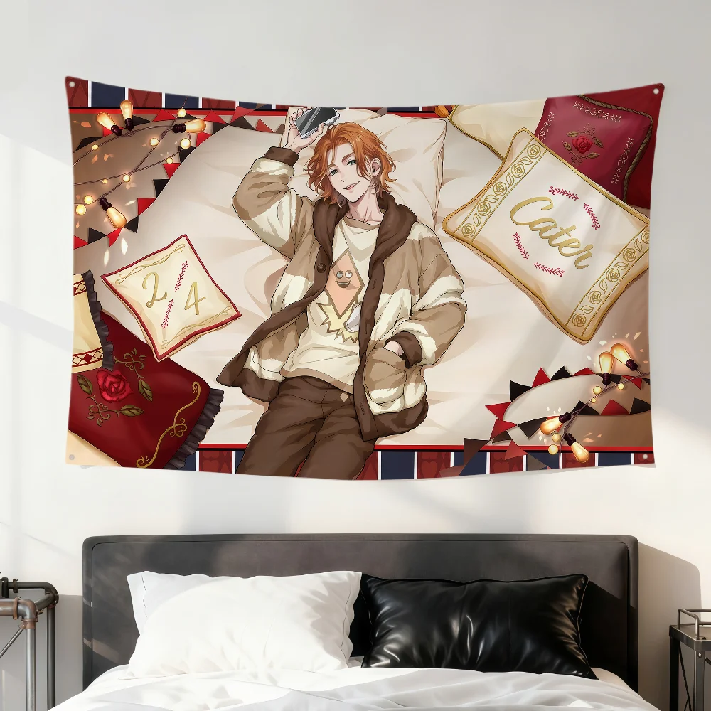 Game Anime t-Twisted-Wonderland Art Flag Hogar für Zimmer, Wohnheim, Camping, Party, Picknick, Dekoration, Geschenk, Banner, Garage, Wandbehang – Detail 9