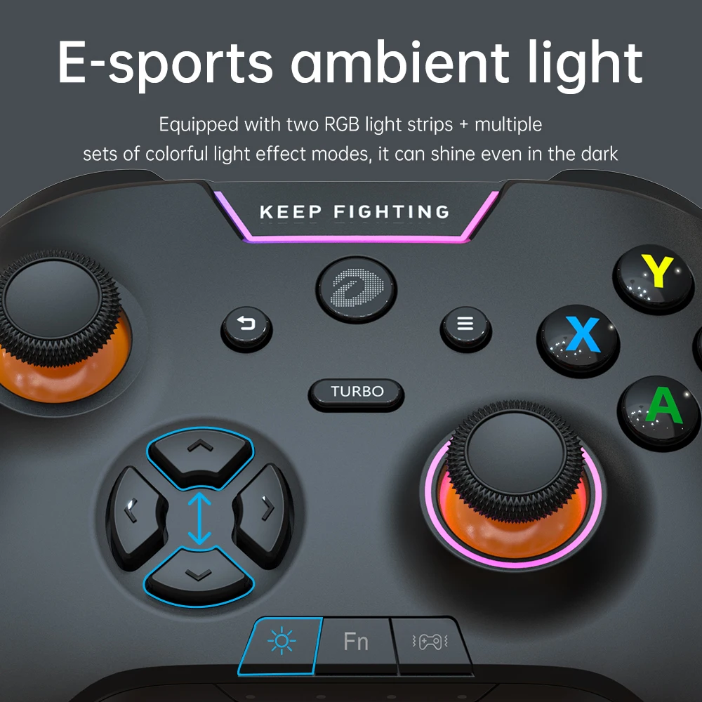 DAREU-Ʈ   е RGB   2.4G E- ̽ƽ  Ʈѷ, ũ  ư ȵ̵ PC TV ӿ