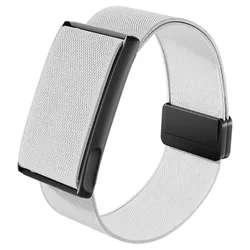 Nylon Sport Band - Magnetic Adjustable Fitness Tracker Strap, Soft & Breathable Replacement Wristband (White)