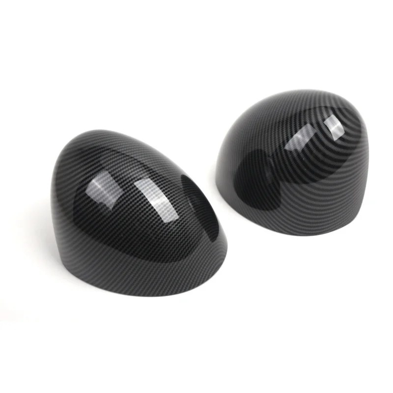 미니 쿠퍼 F54 F55 F56 F60 2014-2019 1쌍 도어 사이드 윙 미러 커버 51167401229 외부 후방 사이드 캡