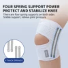 1PC Sports Kneepad Men Women Pressurized Elastic Knee Pads Arthritis Joints Protector Fitness Gear Volleyball Brace Protector 4