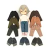 Ob11 Doll Clothes Cool Long Overalls Pant Doll Jeans Casual Pants Doll Accessories For  Ob11, Obitsu 11, Molly, Gsc, 1/12 Bjd 1