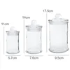 transparent Glass candy jar Storage tank Sealed tank Storage bottle Tea can Food container organizer Storage box Dried fruit box 5