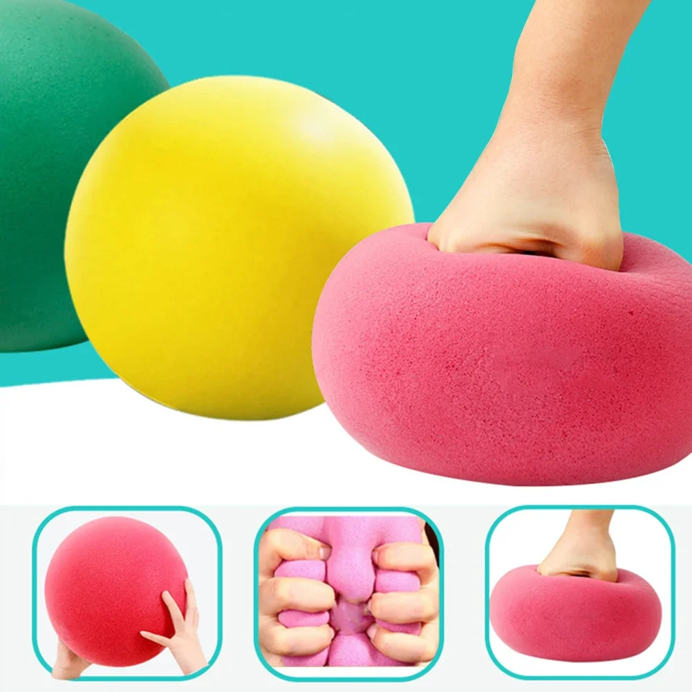 Basketball Balls 18/21/24CM Kids Bouncing Mute Silent 3/5/7 Indoor Silent Ball Foam Noiseless Basketball Soccer Accessories Toy