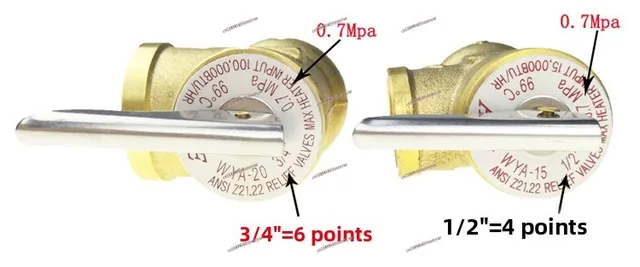 Temperature and Pressure Safety Valve for Pressurized Water Tank of Solar Water Heater 4