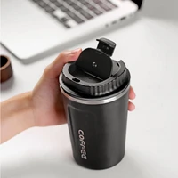 Portable Travel Thermal Vacuum Insulated Water Bottle Termos Water Bottle Water Gourd in-car Coffee Mug Insulated Bottle Tumbler 6
