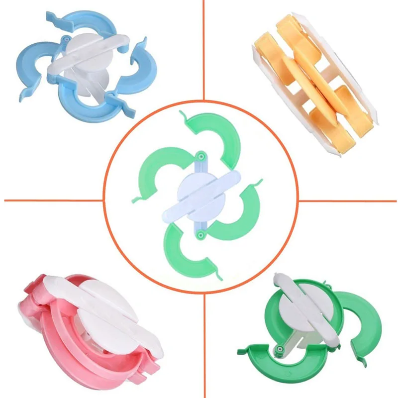 4 Sizes Wool Ball Maker Knitted Tools Yarn Pompon Wool Plush Ball Set Fluff Weaver Production Tools Pompoms