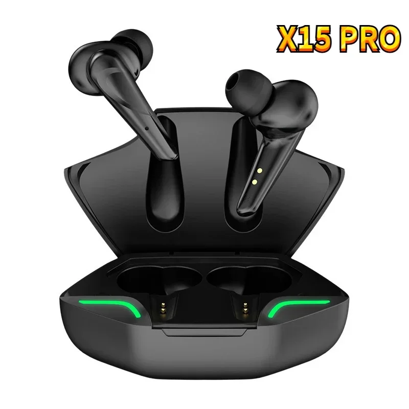 

X15 Wireless Gaming Bluetooth Headset TWS 5.0 Stereo Earbuds Low Latency Earphone Bluetooth Headphone with Mic for IPhone Xiaomi