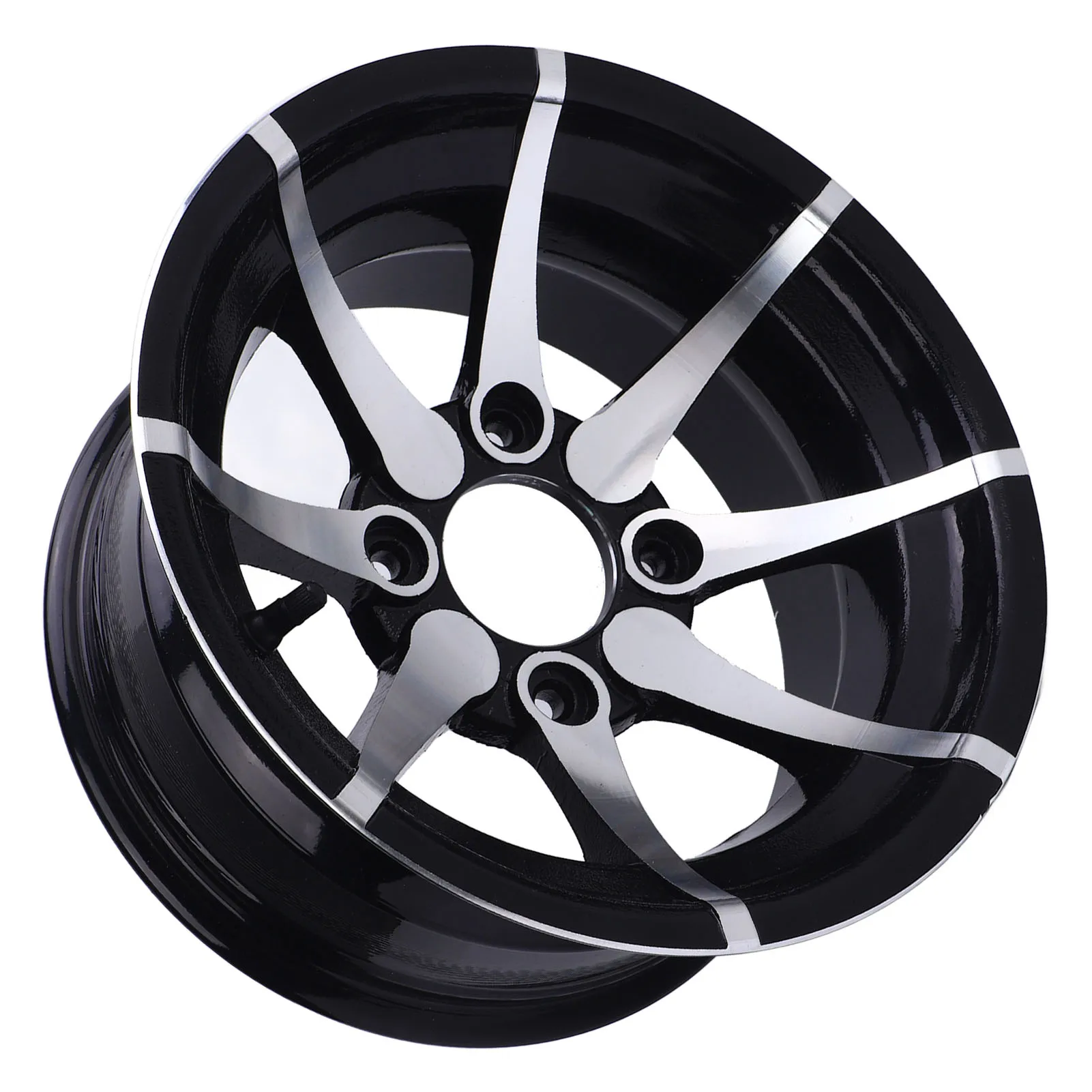 12 Inch ATV Wheel Rim 25X8-12 High Performance Aluminum Alloy Rim for Go Karts  Carts Quad Bikes ATV Replacement Wheel Rim