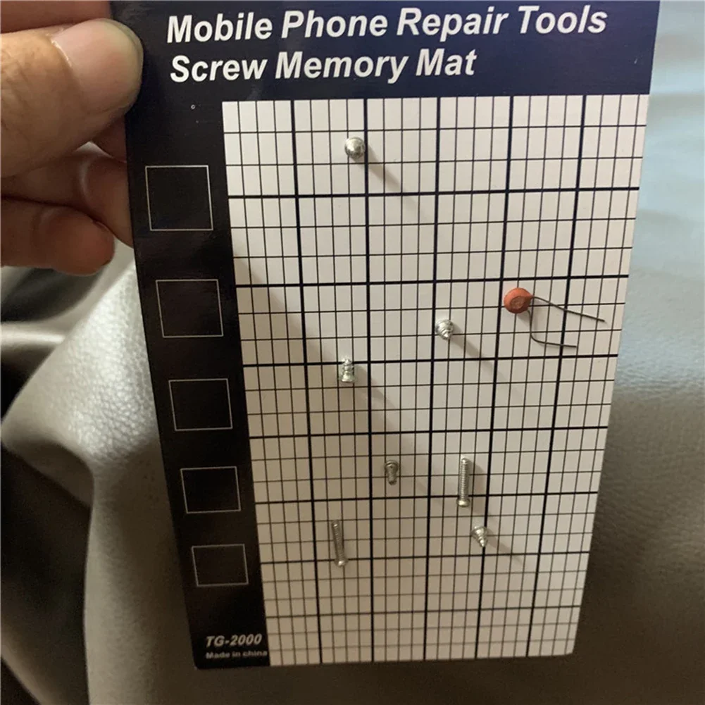 1PC Mobile Phone Maintenance Memory Chart Pad Smartphone Fix Screw Mat Cushion Tool Creative Magnetic Tool Pad 145 x 90mm