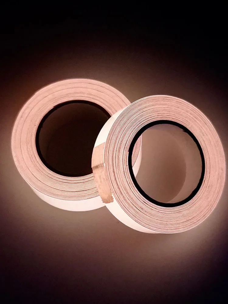 Waterproof Glow in The Dark Tape Luminous Tape Sticker Removable High Visibility Security Decor for Theatres Staged & Dark Areas