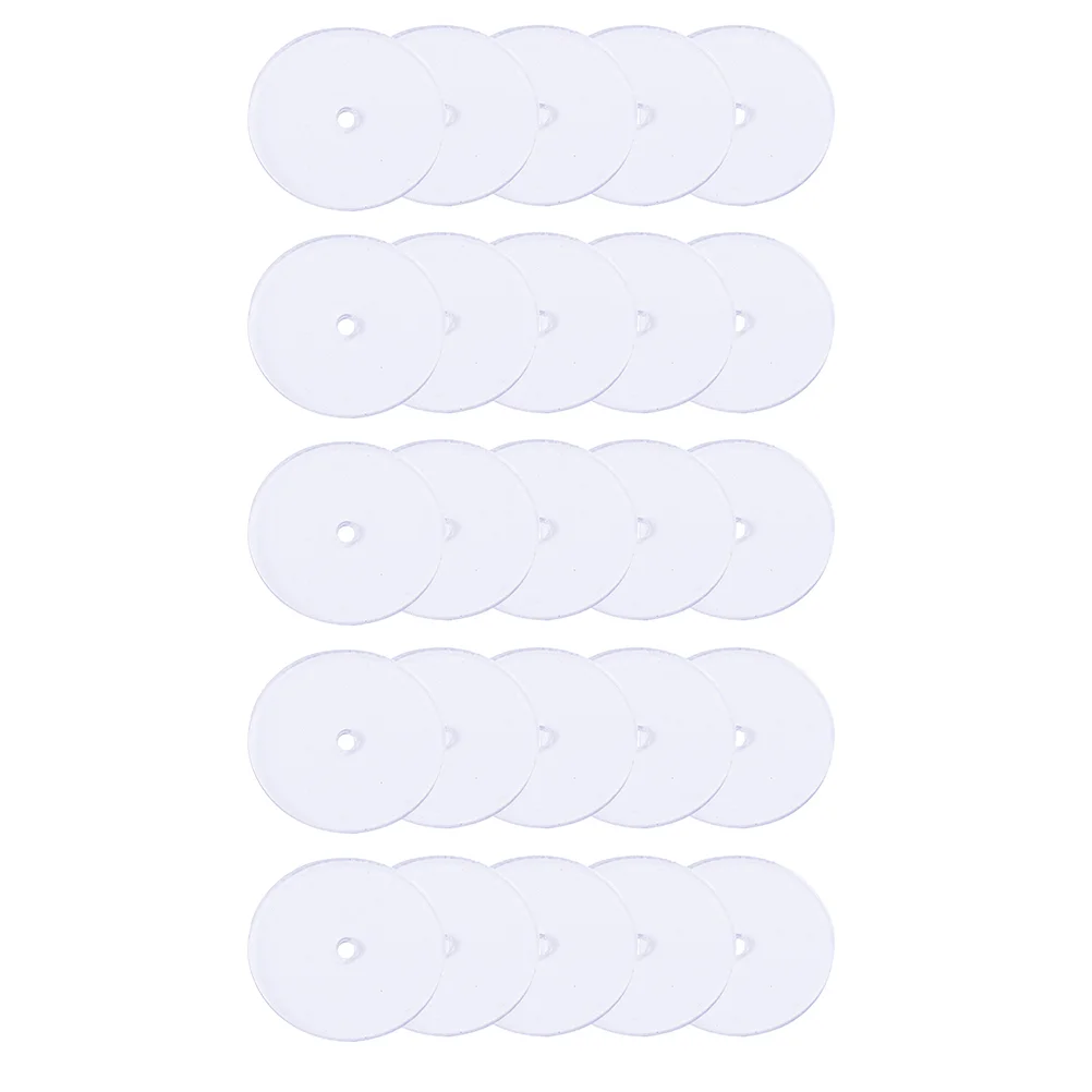 100 Pezzi Pain Pad Per Orecchini Backings Frizione In Plastica Backs Orecchie Cadenti Chiusura A Bottone Trasparente