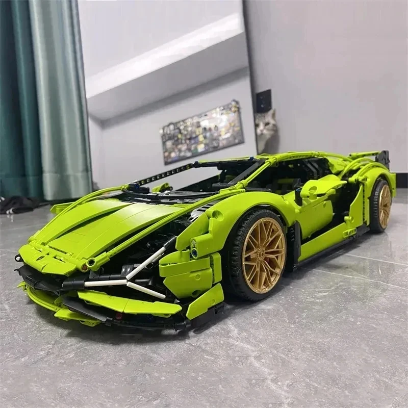 Building Block Toys 3696PCS Lamborghinied Building Blocks Compatible 42115