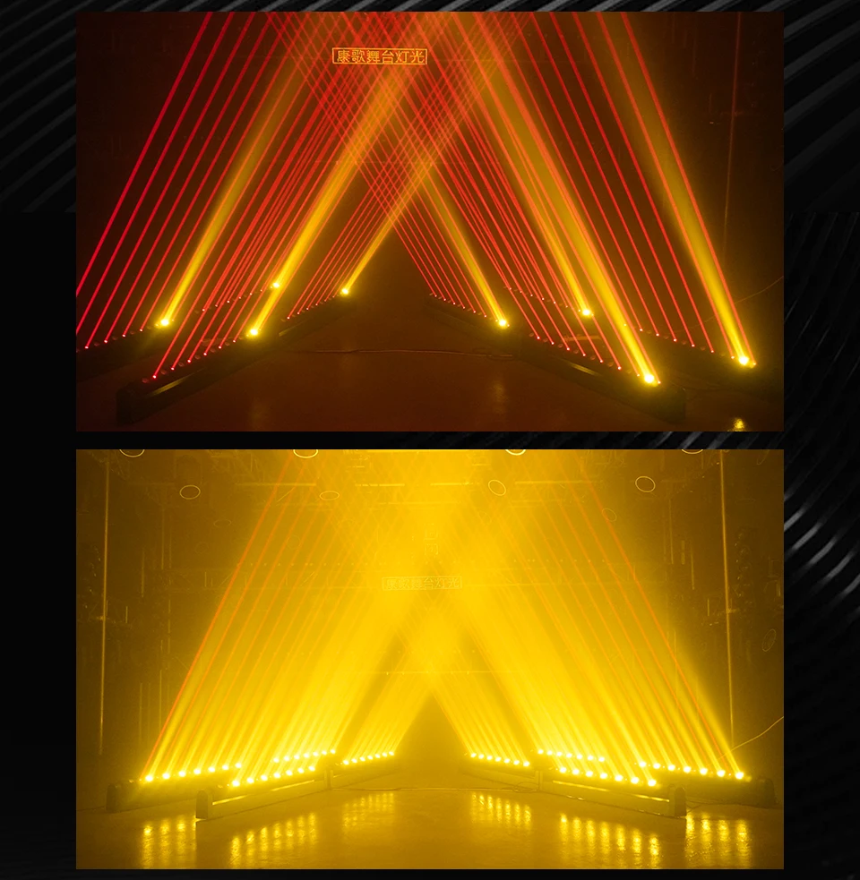 Stage 8+8 Eyes DJ Professional Laser Light Led Single Red Laser Projector DMX512