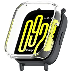 Durable Hollow PC Case - All-Around Hard Bumper Frame Shell Cover for Redmi watch5Lite (Transparent)