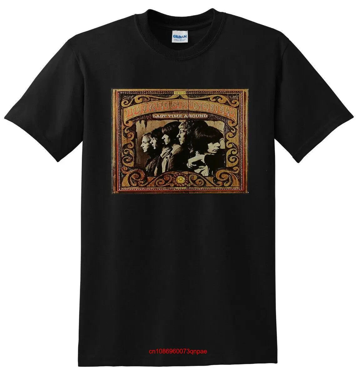 버팔로 스프링필드 티셔츠, 어라운드 비닐 CD, 스몰 미디엄 라지 또는 XL, 긴팔 또는 반팔 