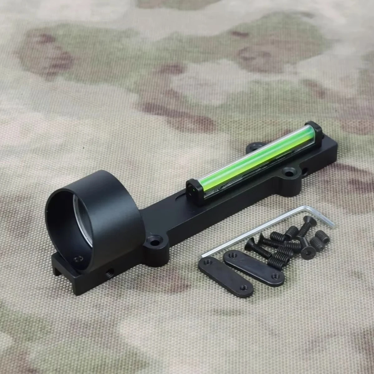 Hunting 1x28 Red Dot Sight Light Weight Scope Fit Shotguns Rib Rail Red and Green Fiber Shooting Holographic Sight For 11mm Rail red dot sight