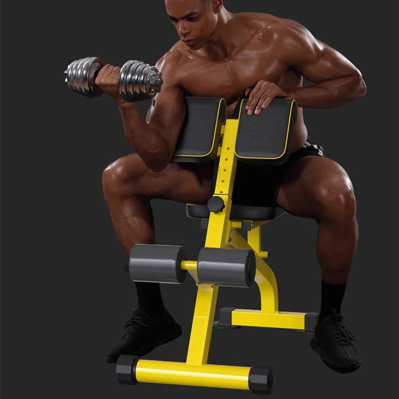 Multifunction Compact Adjustable Roaman Chair, Ab/Back Hyper Bench, One Key for Store and Less Room