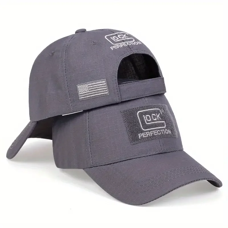 Baseball Cap Men Lock Camouflage Embroidery Hiphop Versatile Adult Sunshade Unisex Adjustable