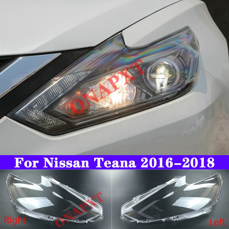 Car Front Headlight Cover For Nissan Teana 2016 2018 Light Caps