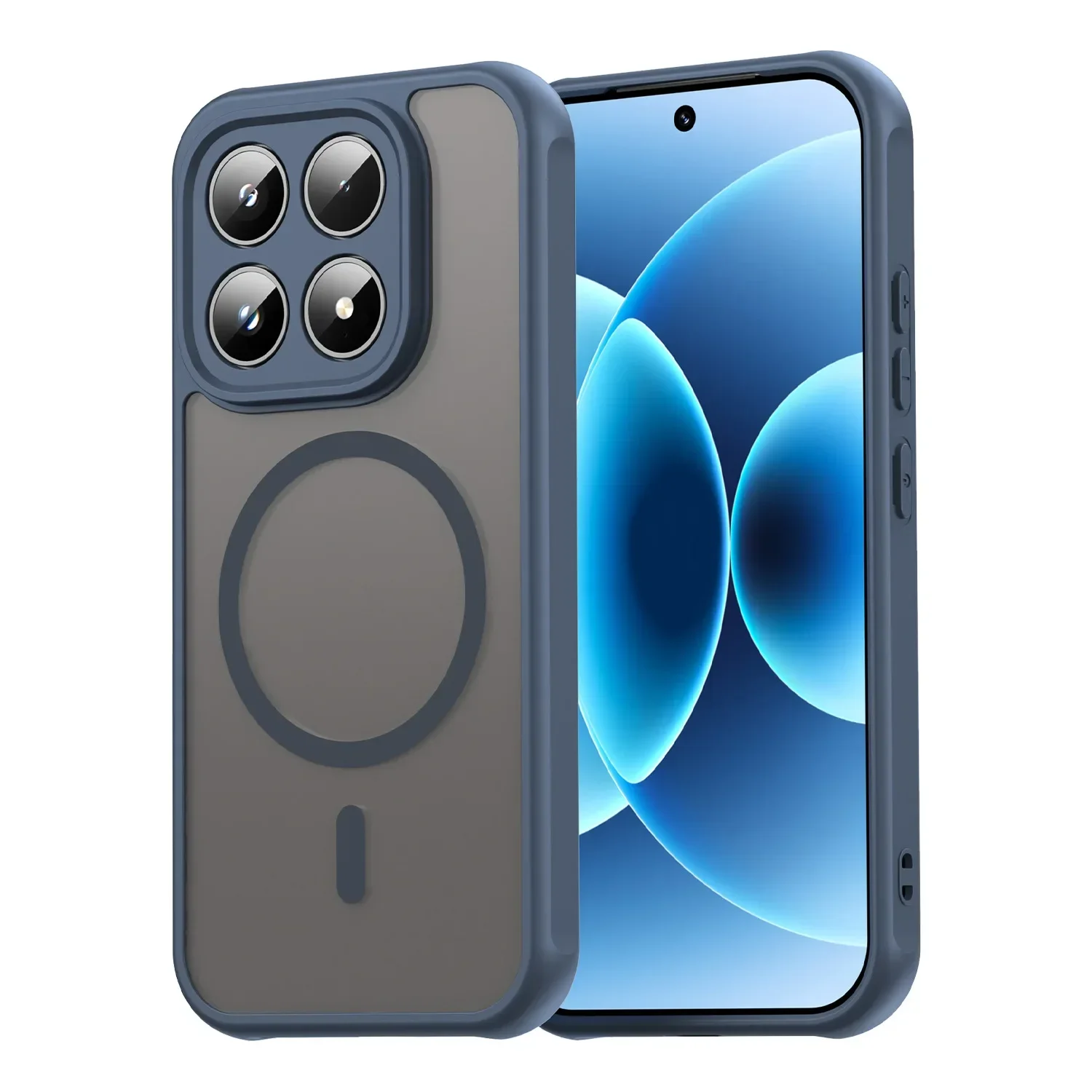 Frosted Skin Feel Magnetic Shockproof Phone Case