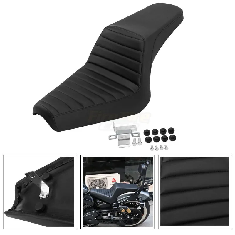 

Motorcycle Black Two Up Driver Front Rear Passenger Seat Covers Cushion Pad For Yamaha Bolt 950 XV950 XVS 950 R/C SPEC 2013-2019