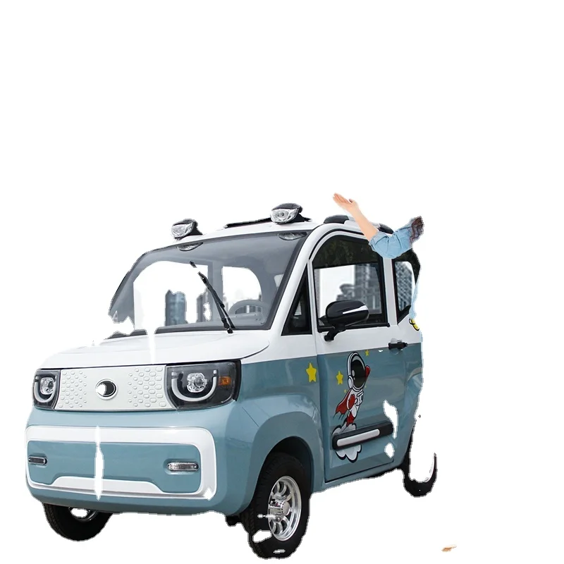 XK New Energy Electric Quadricycle Oil-Electricity Hybrid Car Fully Enclosed Scooter Battery Car