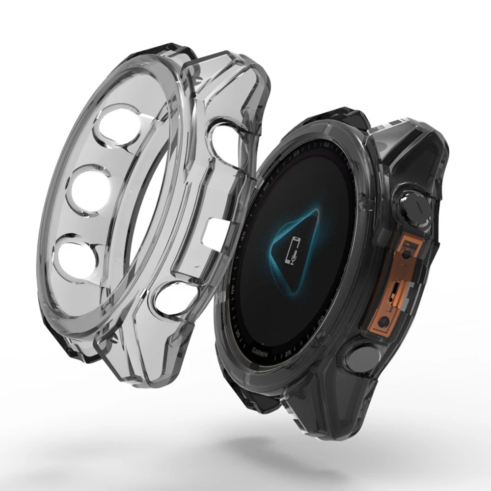 Custodia Silicone Per Garmin Fenix 8 47mm - Antiurto, Antigraffio, Elegante E Facile Da Montare - Foto 8