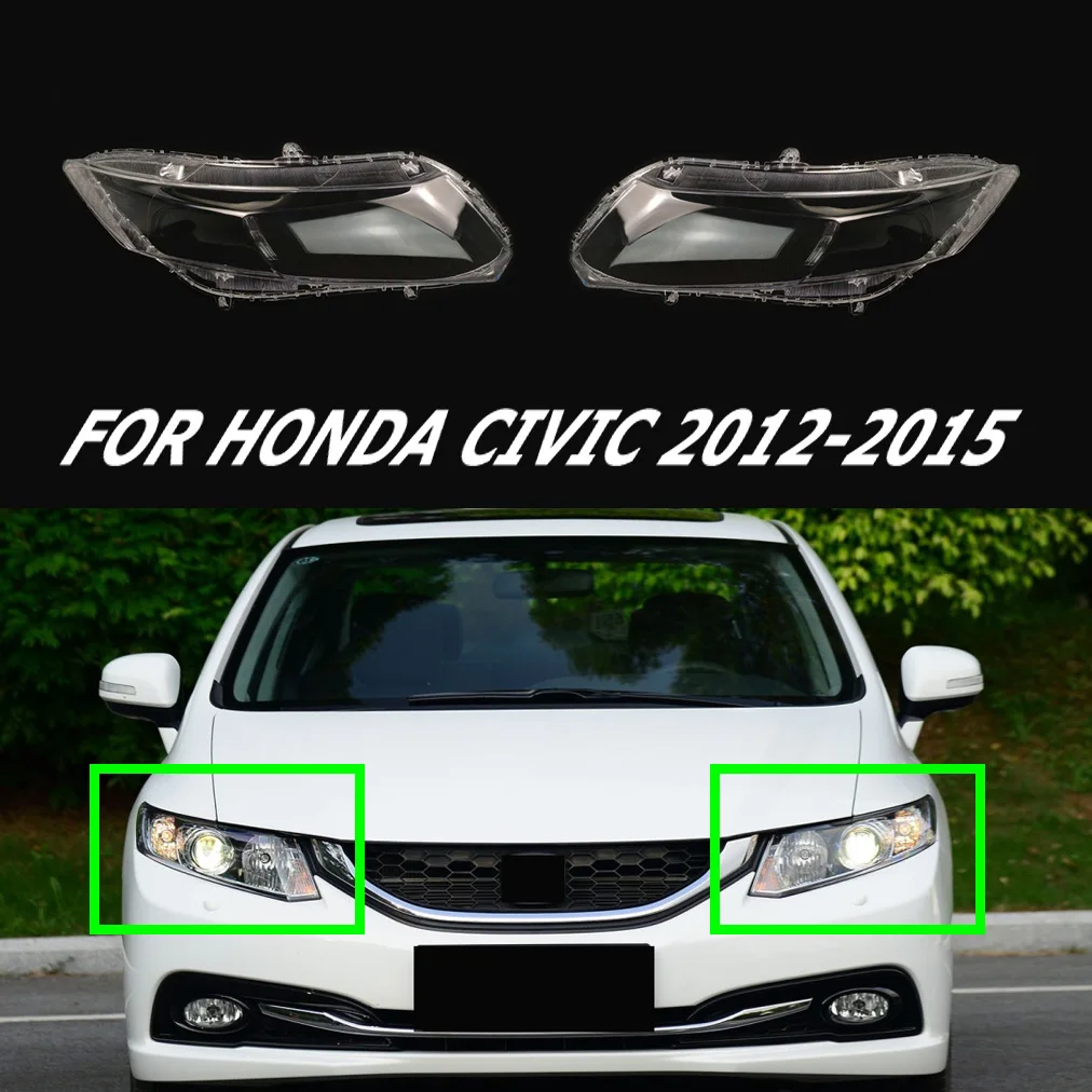 

Прозрачный чехол для передних фар Honda Civic 9 поколения 2012-2015