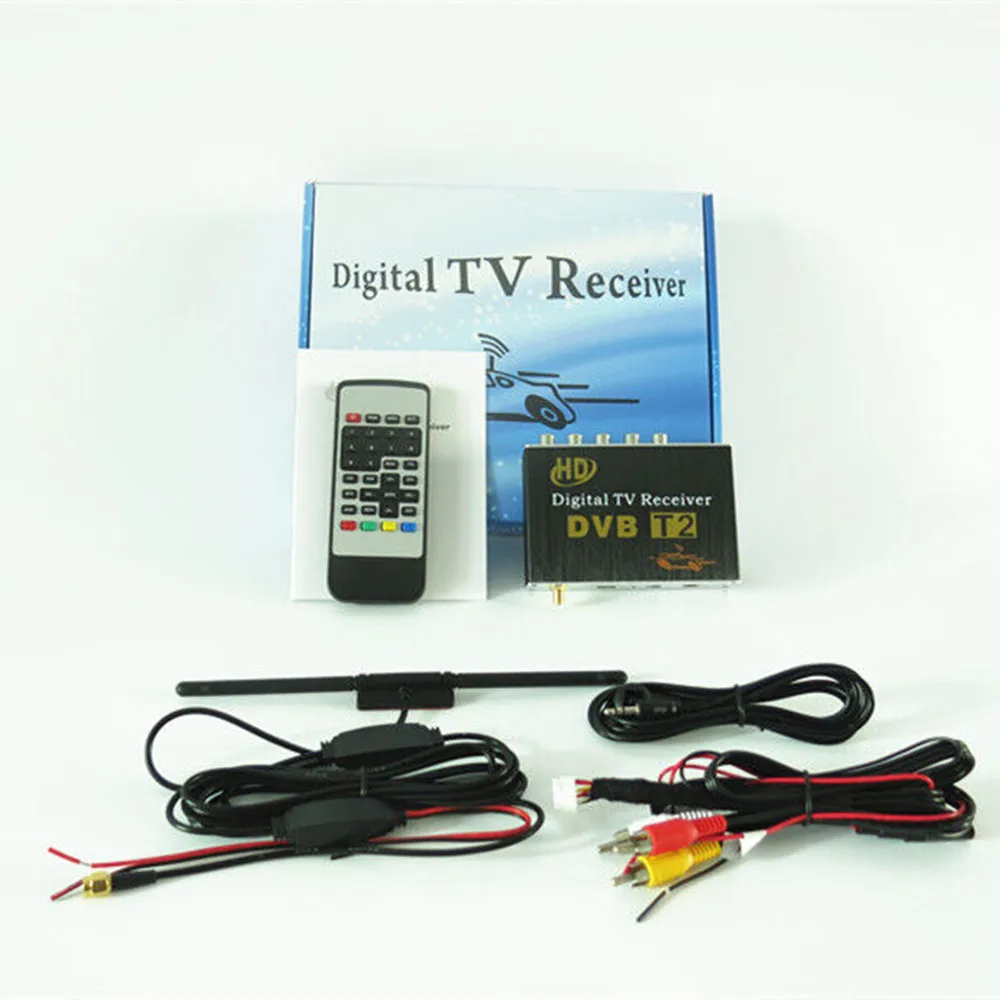 

CAR DVB-T2 Mobile Digital TV Tuner Receiver HDMI AutoMobile DTV BOX for Russia, Thailand, Columbia, Indonesia, Singapore etc