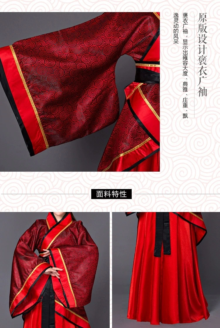 Hanfu Kleid Sets Frauen Chinesischen Stil Traditionellen Bühne Tanz Kleid Weibliche Fee Cosplay Kostüm Alte Hanfu tang Für Frauen – Detail 10