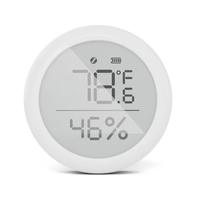 

Умный датчик температуры и влажности для Tuya Zigbee, цифровой детектор температуры и влажности
