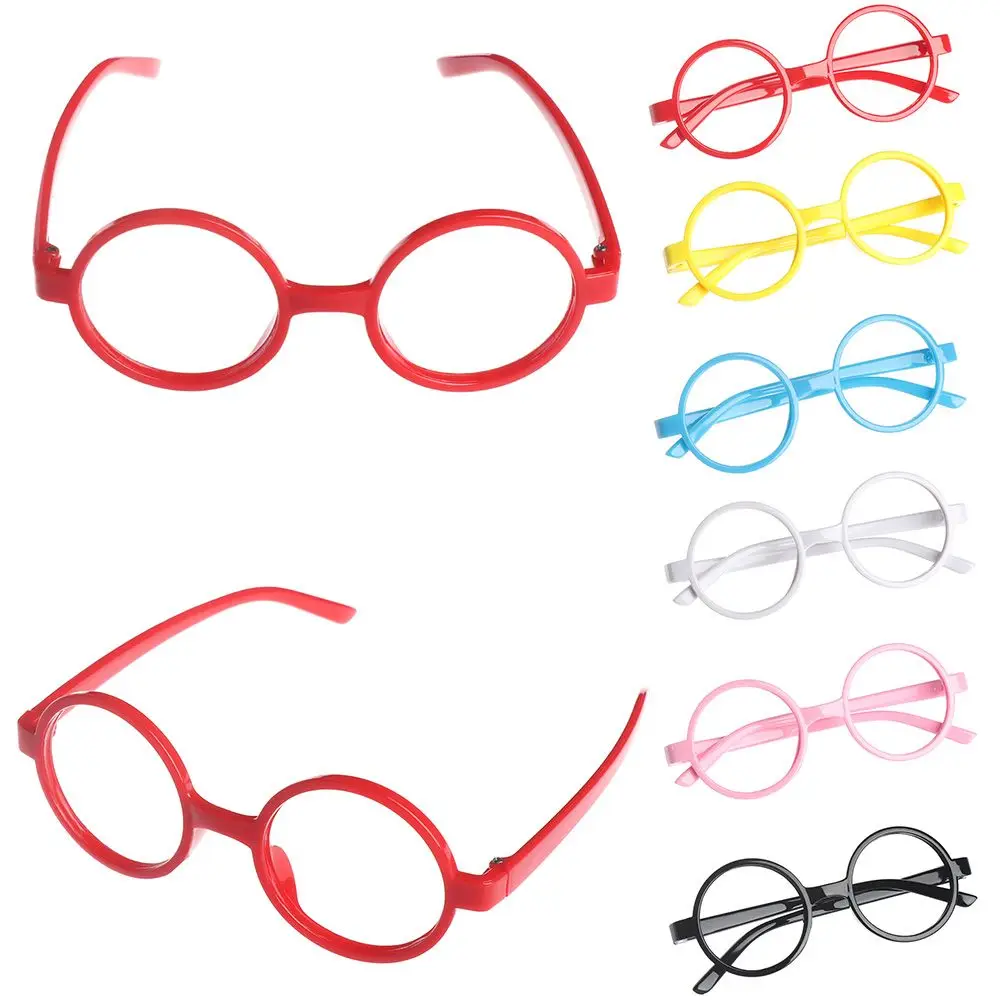 Portable Plastic Round Glasses Frame for Kids