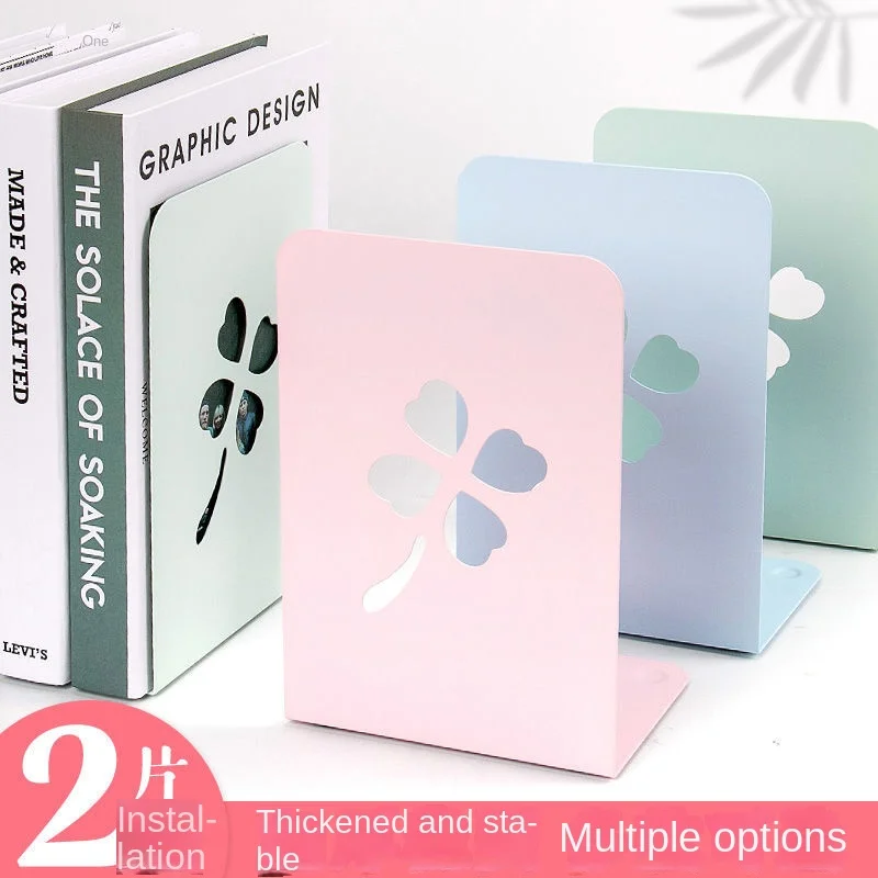 

L-shaped Book Stand - Desktop Bookcase - Book Back - Book Baffle - Thickened Book Partition Baffle