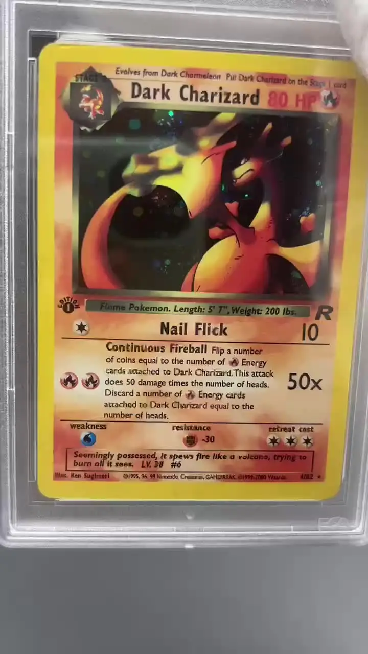dark charizard card first edition Combat Energy 1st ED 097/102