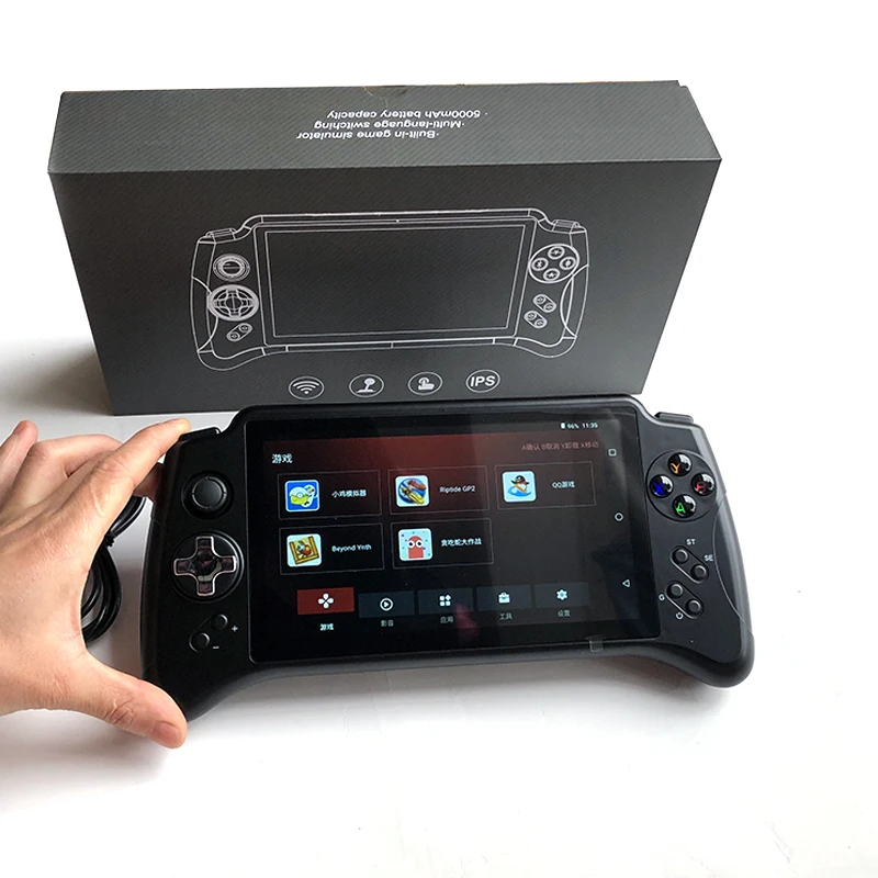 Powkiddy new product x17 Android handheld 7-inch large-screen handheld PSP game console DC/ONS/NGPMD arcade