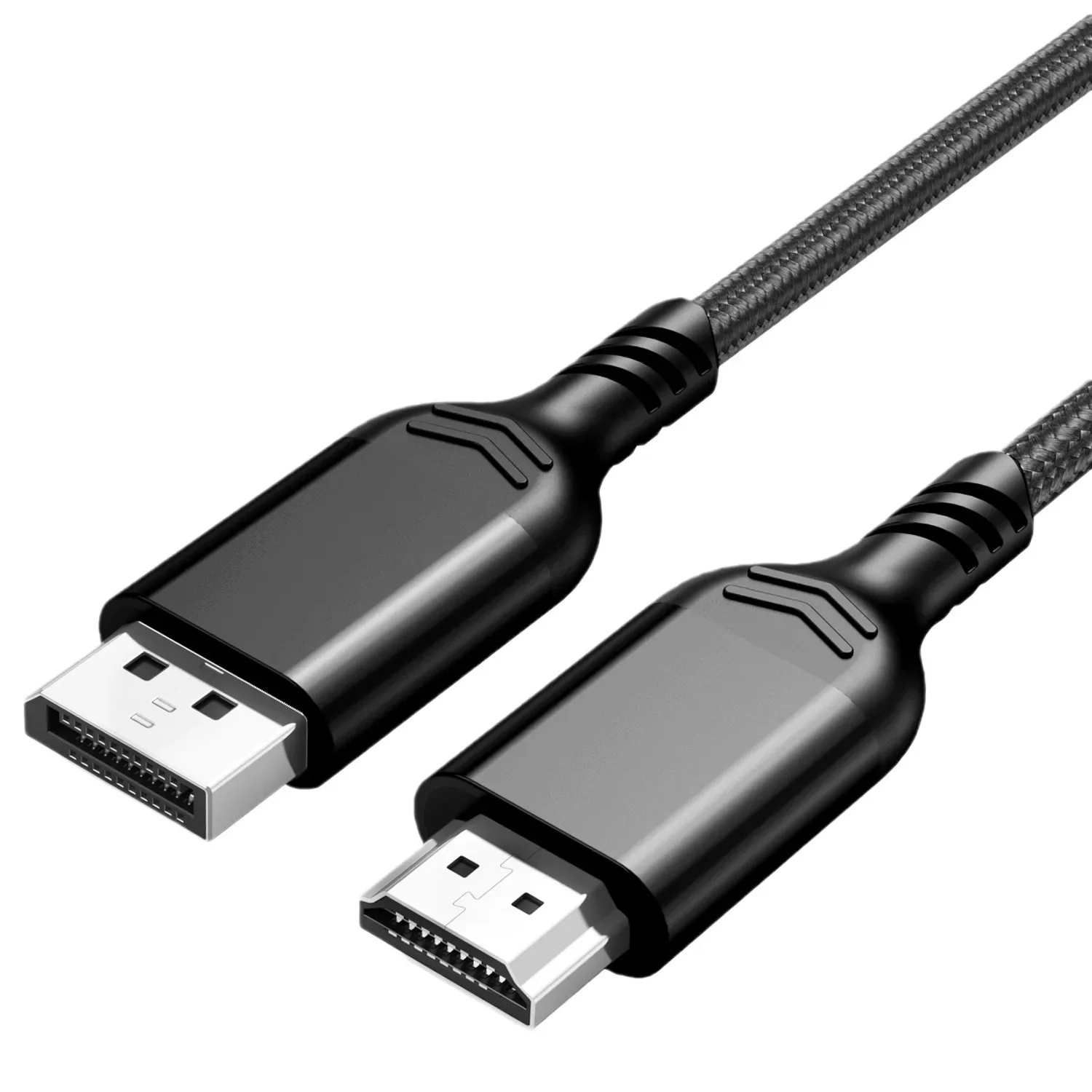 DP to HDMI 호환 비디오 케이블, DP 어댑터 케이블, 컴퓨터 to TV 모니터 케이블, 고화질 연결 케이블, 4K 30hz