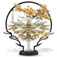 Piececool 3D Metal Puzzles Tianfu Palace Assembly Model Kits for Adult Constructor Toy Gift for Teen 1