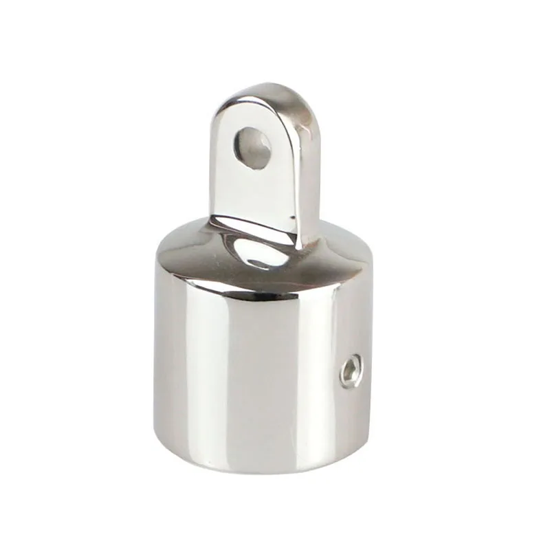 1PC Boat Bimini Top Fitting Deck Hinge Slide Cap 22mm25mm Pipe Eye End Cap External Eye End Canopy Tube Boat Accessories