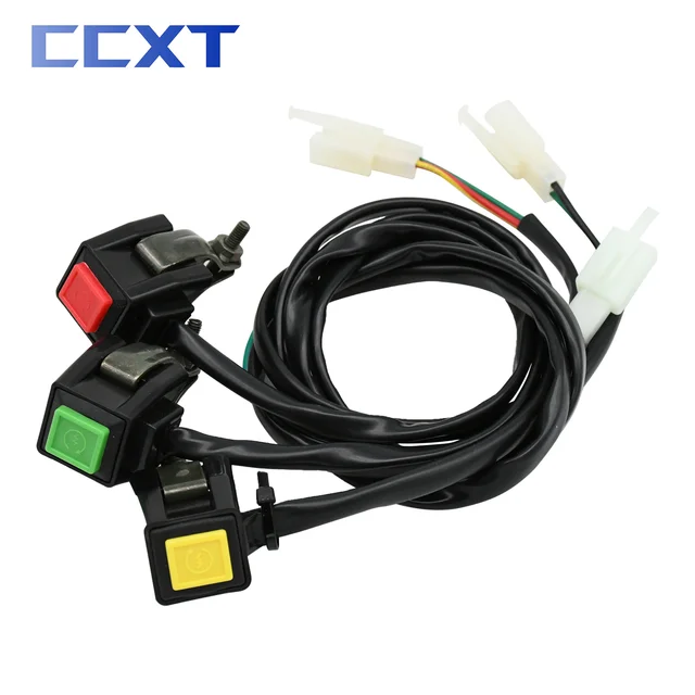 Interruttore Manubrio Moto - Per Avvio/Spegnimento, Con Pulsanti E Indicatori, Diametro 7/8 Pollici - Foto 6